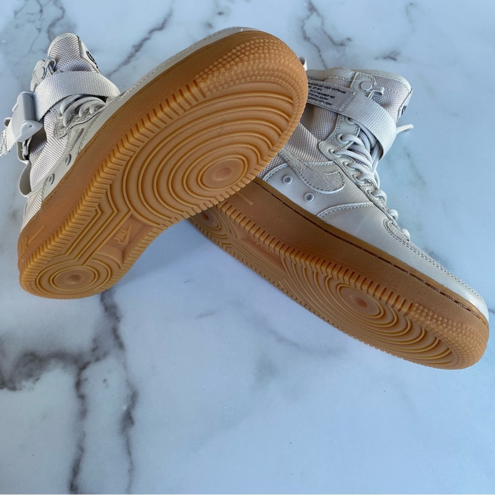 NIKE Special Field Air Force 1 String & Gum Tan Military Inspired SF AF1 Unisex - Picture 6 of 9